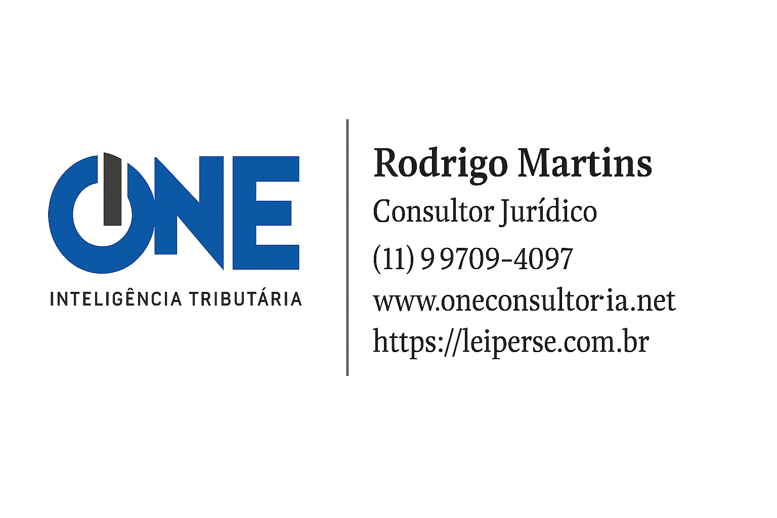 Assinatura ONE – Inteligência Tributária